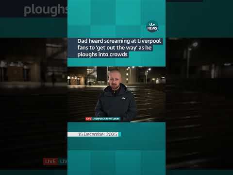 Dad heard screaming at Liverpool fans to ‘get out the way’ as he ploughs into crowds | ITV News