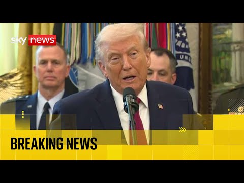 Trump speaking in the White House Oval Office | Watch live