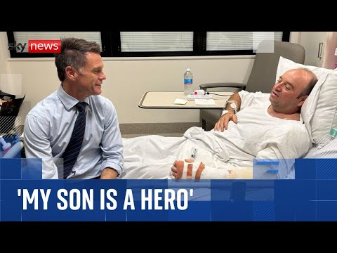 ‘My son has always been brave’: Hero who tackled and disarmed Bondi gunman celebrated