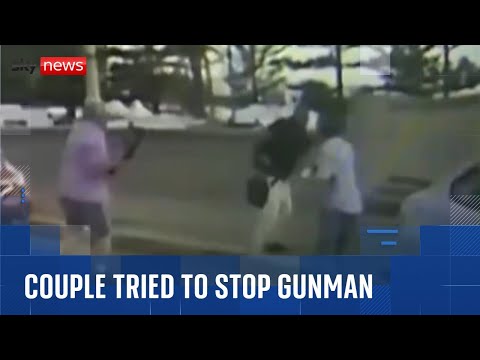 Dashcam footage of elderly couple trying to stop Bondi Beach gunman
