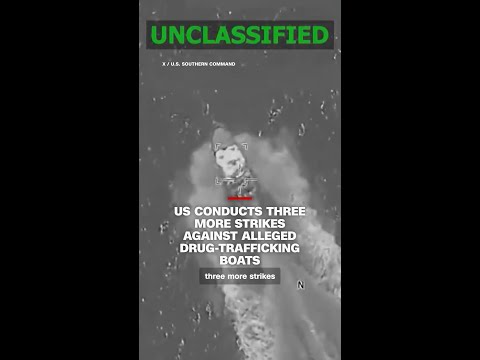 Three more boats hit by US strikes in Pacific Ocean