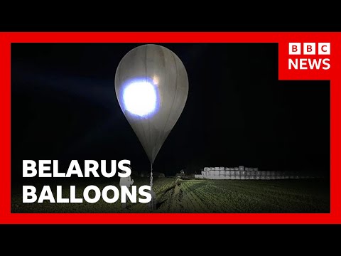 Lithuania declares emergency situation over Belarus balloons | BBC News