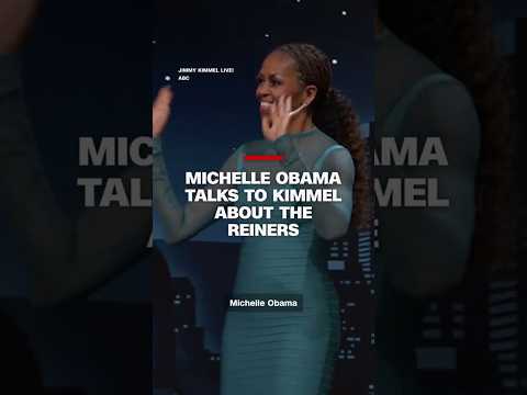 Michelle Obama talks to Kimmel about the Reiners