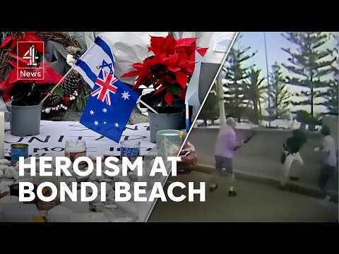Bondi attack: New footage of heroic attempts to stop shooter