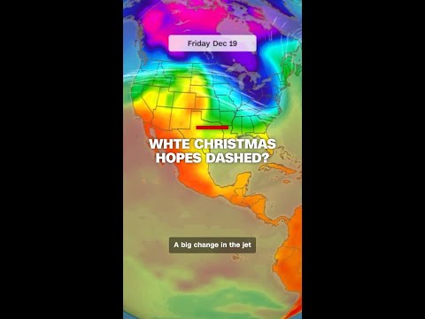 White Christmas hopes could be dashed by a big pattern change