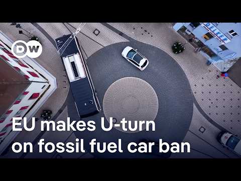 European Commission proposes reversing ban on combustion engine vehicles from 2035 | DW News