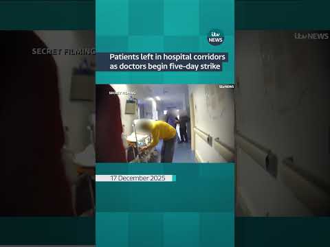 Patients left in hospital corridors as doctors begin five-day strike | ITV News