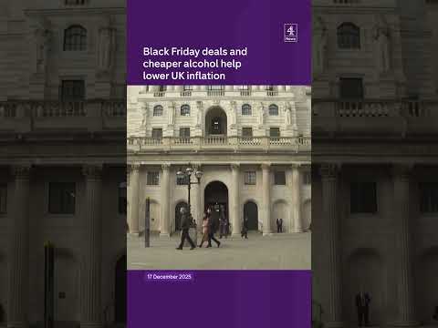 Black Friday deals and cheaper alcohol help lower UK inflation