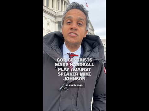 GOP centrists make hardball play against Speaker Mike Johnson