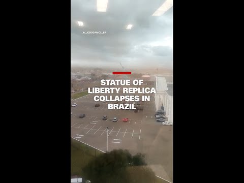 Statue of Liberty replica collapses in Brazil