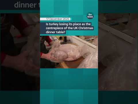 Is turkey losing its place as the centrepiece of the UK Christmas dinner table?