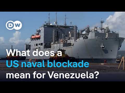 US President Trump orders blockade on oil tankers entering and leaving Venezuela | DW News