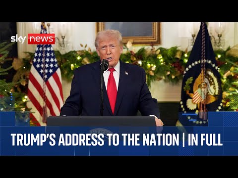 Donald Trump’s address to the nation from Oval Office | December 2025 | Watch in full