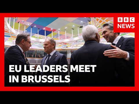 EU leaders meet in Brussels to discuss Russian assets | BBC News