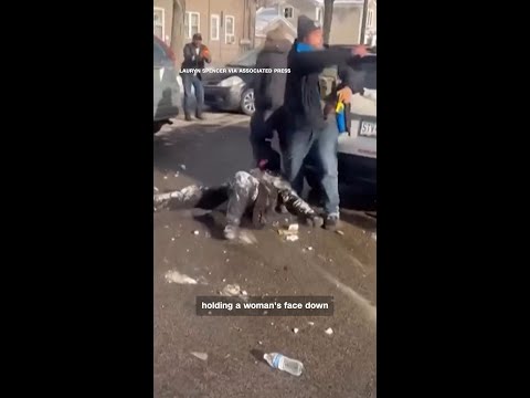 Woman held face down in snow while detained by ICE