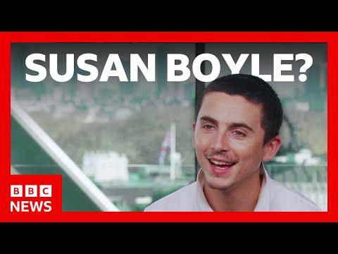 Timothée Chalamet on Susan Boyle, EsDeeKid and Marty Supreme | BBC News