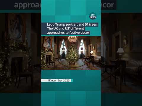 The differences between the UK and the US’ approaches to Christmas decorating | ITV News