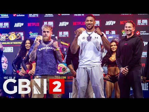 WATCH: Weigh-in ahead of Jake Paul v Anthony Joshua