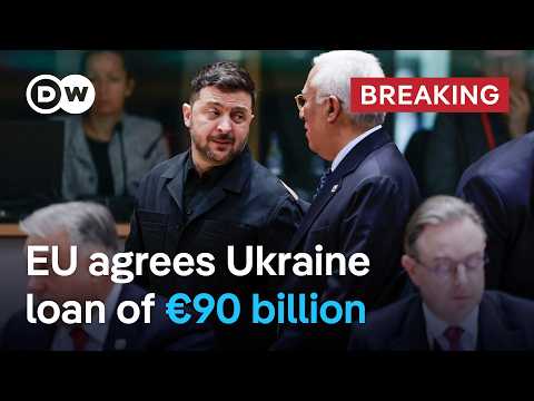 EU leaders agree on €90 billion loan to Ukraine | DW News