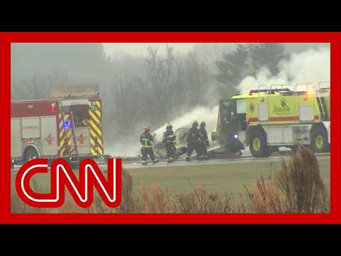 Video shows the moment Greg Biffle’s plane crashed in NC