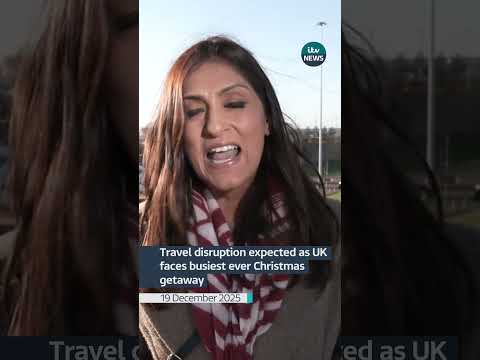 This year’s Christmas getaway is expected to be the busiest on record | ITV News
