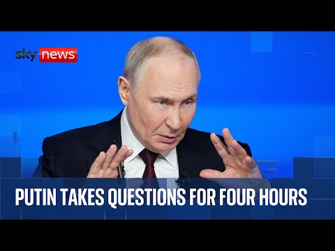 Putin says suggestions that Russia will attack Europe are ‘nonsense’  | News conference in full
