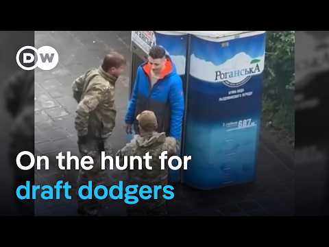 How Ukraine’s TCK Mobilisation Units go after draft dodgers |  DW News