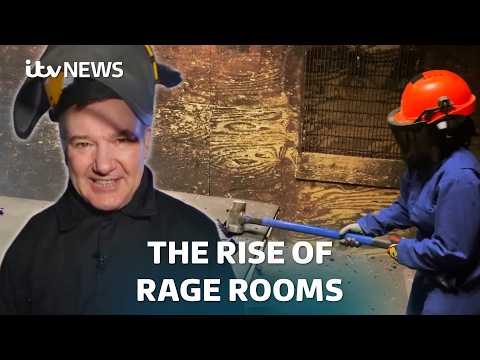 ‘It’s about release’: Why are rage rooms on the rise across the UK? | ITV News | ITV News