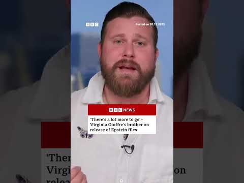 Brother of Virginia Giuffre on release of Epstein files. #EpsteinFiles #BBCNews