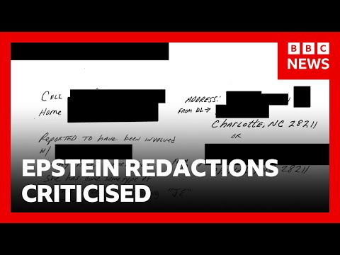 Jeffrey Epstein victims demand release of all files | BBC News