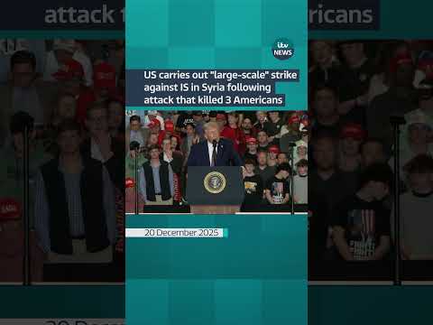 US carries out large-scale strike against IS in Syria following attack that killed 3 Americans #news