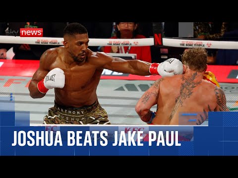 Joshua delivers taste of reality to YouTuber Jake Paul