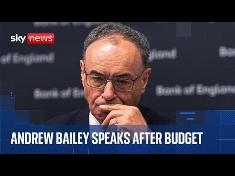 Bank of England governor holds news conference on UK’s financial stability