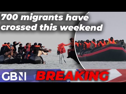 BREAKING: 700 migrants have crossed the Channel this weekend