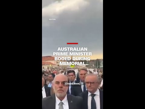 Australia Prime Minister booed during memorial service