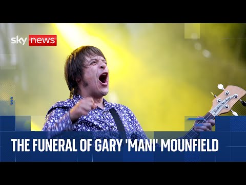 Mourners pay their respects to The Stone Roses bassist Gary “Mani” Mounfield