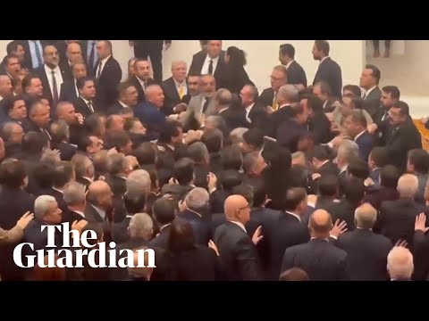 Brawl erupts in Turkish parliament on last day of budget talks