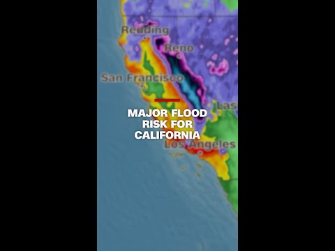 Hazardous holiday week with major flood risk for California