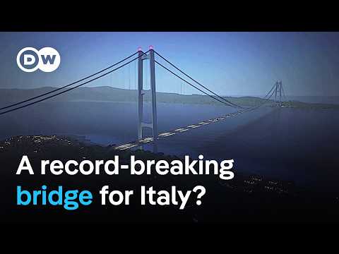 Italy plans to build the world’s longest suspension bridge | Focus on Europe