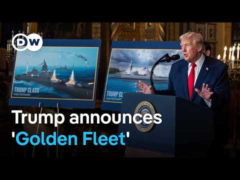 Donald Trump unveils new naval initiative to build “Trump class” battleships | DW News