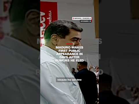 Maduro makes first public appearance in days after rumors he fled