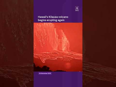 Hawaii’s Kilauea volcano erupting again