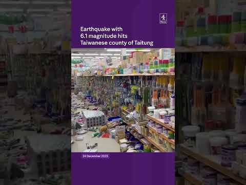 6.1 magnitude earthquake hits Taiwan