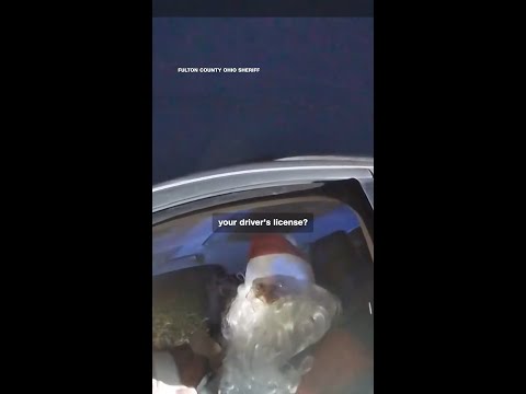 ‘Santa and wife’ pulled over for speeding