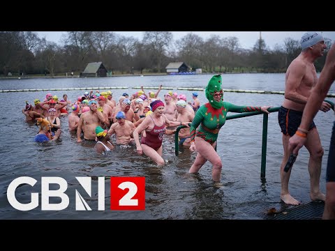 WATCH: Christmas Day swim in the Serpentine