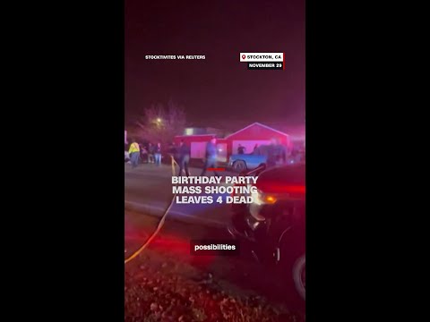 Birthday party mass shooting leaves 4 dead