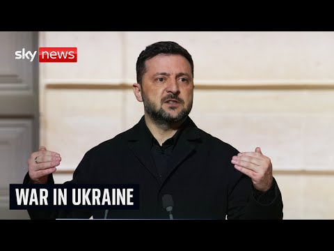 Zelenskyy speaks to media on Ireland visit