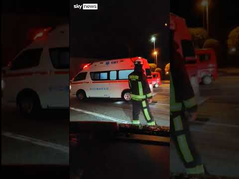 Dozens injured after multiple vehicle crash