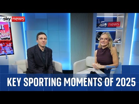 Sky’s Jacquie Beltrao and Rob Harris take a look back at all of the major sporting stories of 2025