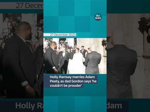 Holly Ramsay marries Adam Peaty, as dad Gordon says he ‘couldn’t be prouder’